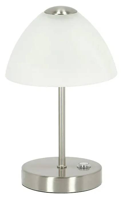 LED stolní lampa Reality Leuchten Queen / Ø 15 cm / 3 W / 3000 K / niklová Varianta: ivi1
