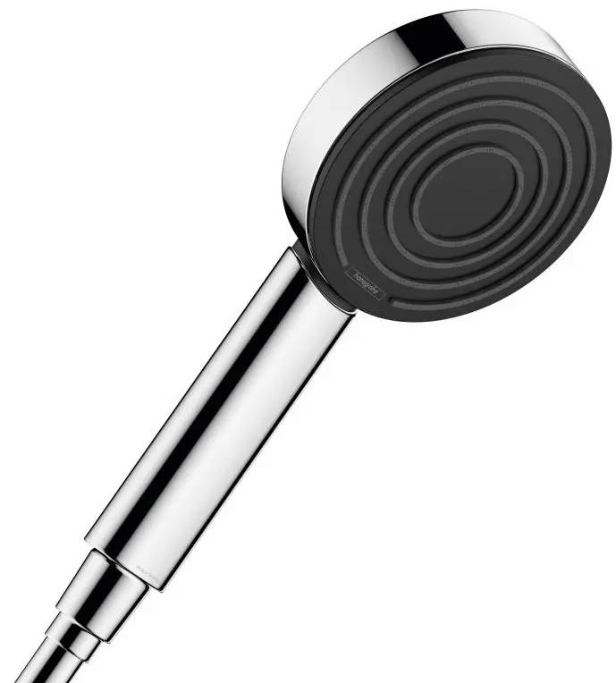 Sprchová hlavice Hansgrohe Pulsify S (24121000) / 1 proud / Ø 10,5 cm / černá / chrom Varianta: ivi1