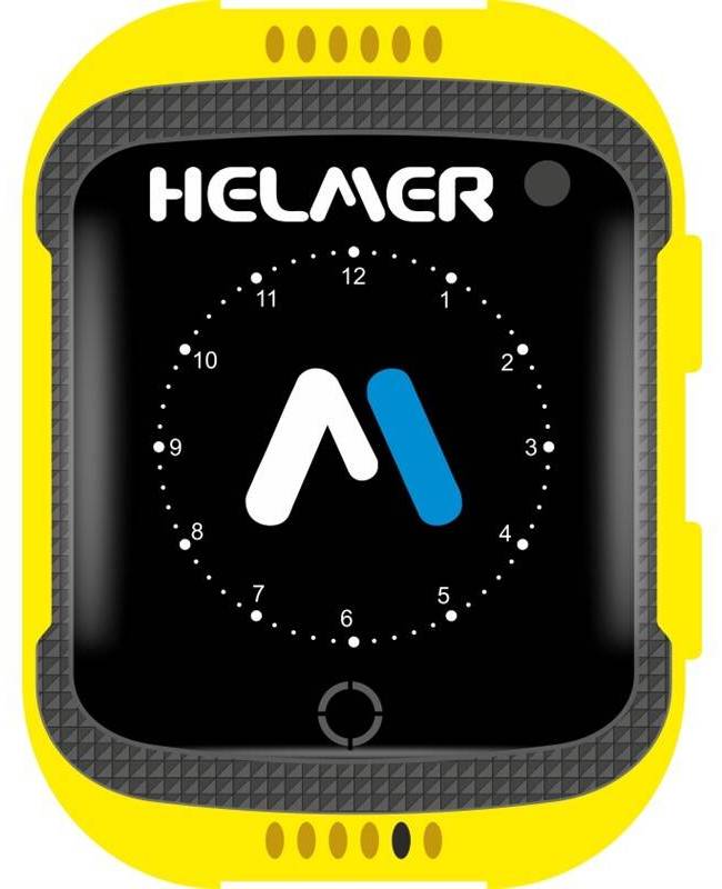 Chytré hodinky Helmer LK 707rem / 1,44" (3,65 cm) TFT LCD displej / 240 x 240 px / 400 mAh / žlutá Varianta: ivi2