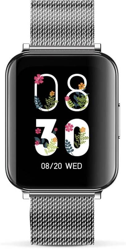 Chytré hodinky Aligator Watch Life (3x řemínek) / 1,65" (4,2 cm) IPS LCD displej / Bluetooth 5.0 / stříbrná Varianta: ivi1