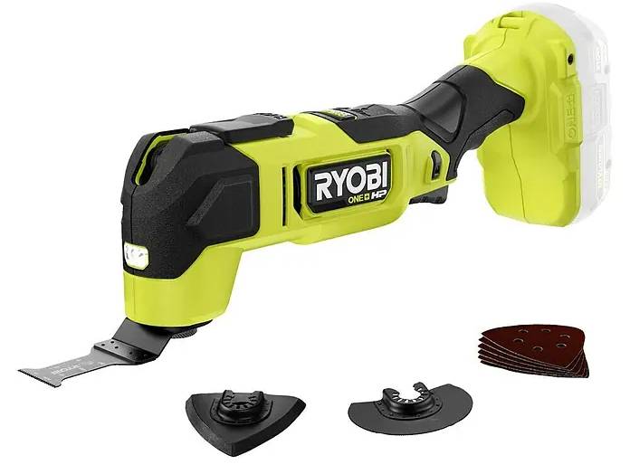 Aku multifunkční nářadí Ryobi RMT18X / BEZ AKUMULÁTORU A NABÍJEČKY / 18 V / 10000-20000 ot./min. / 3,8° / černá/zelená Varianta: ivi1