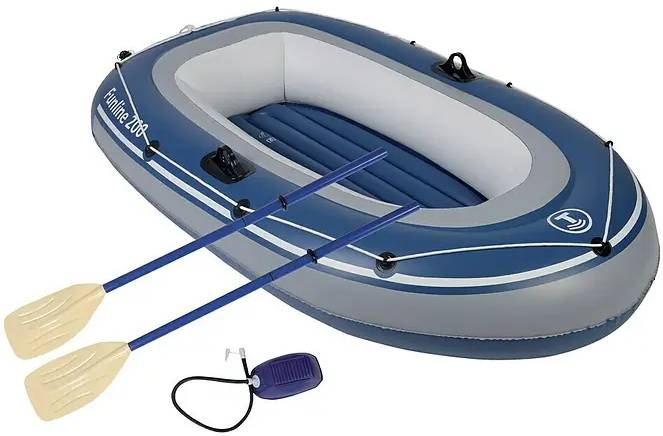 Nafukovací člun Talamex Funline 200 / 200 x 125 cm / nosnost 120 kg / modrá / stříbrná Varianta: ivi1