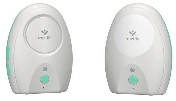 Dětská elektronická chůva TrueLife VM Lite / dosah 700 m / aku (Ni-Mh) / bílá/zelená Varianta: ivi1