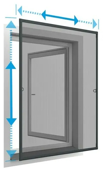 Síť proti hmyzu Easy Life Edge Plus / 70–80 × 120–140 cm / šedá Varianta: ivi1