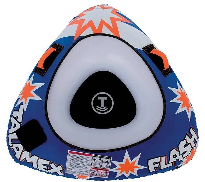 Nafukovací kluzák Talamex Flash / 136 x 141 cm / nylon/PVC / pro 1 osobu / modrá/bílá/oranžová Varianta: ivi1