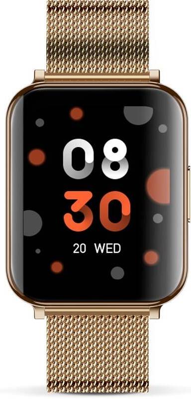 Chytré hodinky Aligator Watch Life (3x řemínek) / 1,65" (4,2 cm) IPS LCD displej / Bluetooth 5.0 / 180 mAh / zlatá Varianta: ivi1