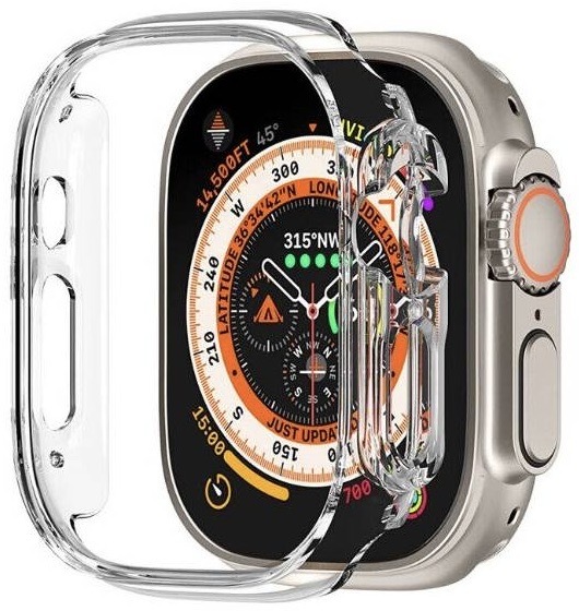 Ochranné pouzdro COTECi PC Protective Case na hodinky Apple Watch Ultra 49mm / transparentní Varianta: ivi1