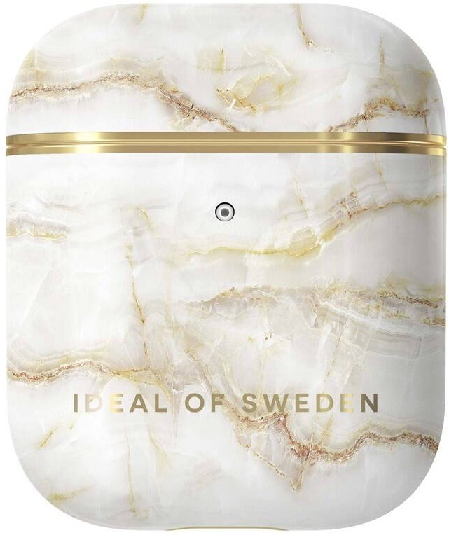 Pouzdro iDeal Of Sweden pro sluchátka Apple Airpods 1/2 / zlatá/bílá Varianta: ivi1