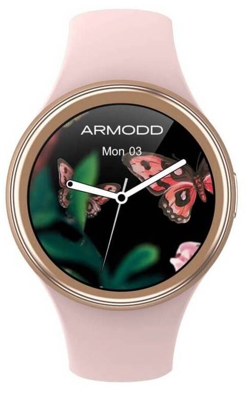 Chytré hodinky ARMODD Wristcandy 2 / 1,09" (2,8 cm) IPS displej / 240 x 240 px / Bluetooth 4.2 / zlatá Varianta: ivi2