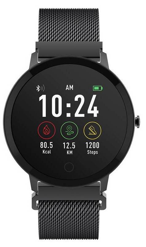 Chytré hodinky Forever ForeVigo SB-320 / 1,3" (3,3 cm) IPS LCD displej / Bluetooth 4.2 / 240 x 240 px / černá Varianta: ivi1