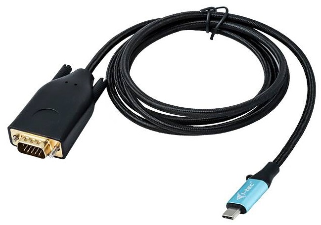 Kabel i-tec USB-C / VGA / 1,5 m / černá Varianta: ivi1