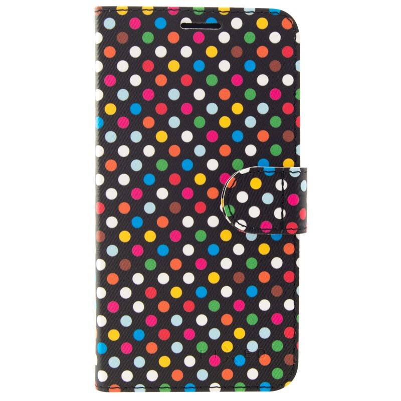 Pouzdro FIXED FIT na mobil Apple iPhone XR / Rainbow Dots / vícebarevná Varianta: ivi1