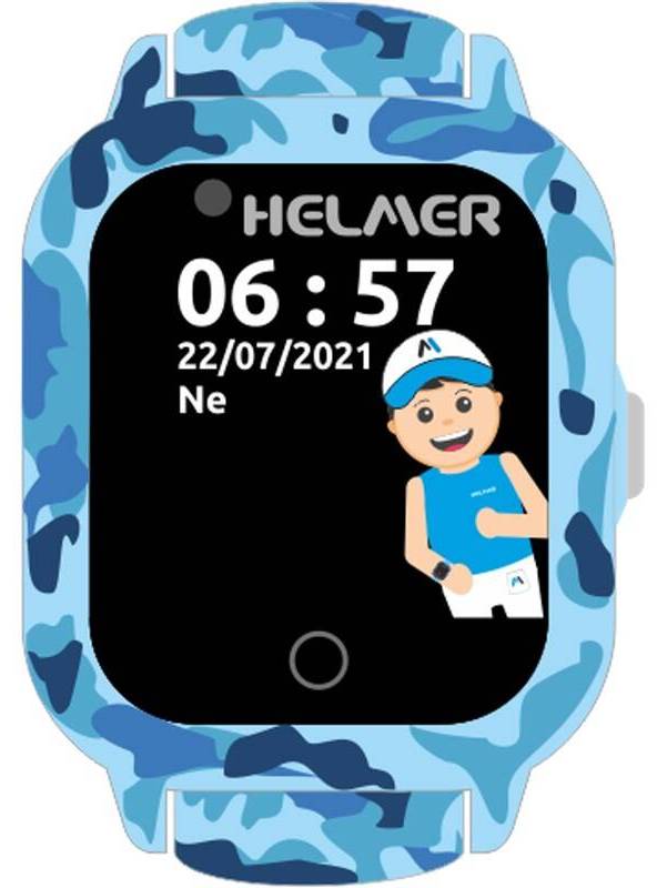 Chytré hodinky Helmer LK 710 / 1,33" (3,4 cm) TFT LCD displej / 240 x 240 px / 680 mAh / modrá Varianta: ivi1