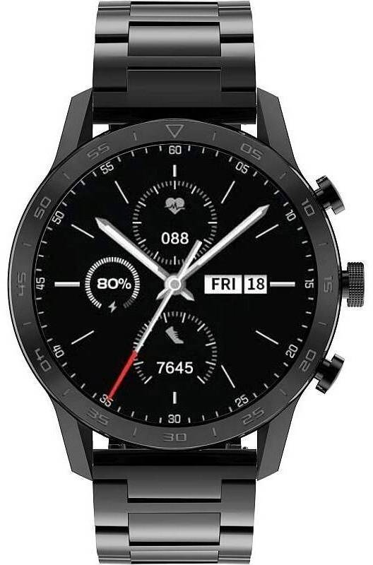 Chytré hodinky ARMODD Silentwatch 4 Pro / 1,32" (3,4 cm) IPS LCD displej / 360 x 360 px / kov/silikon / černá Varianta: ivi1