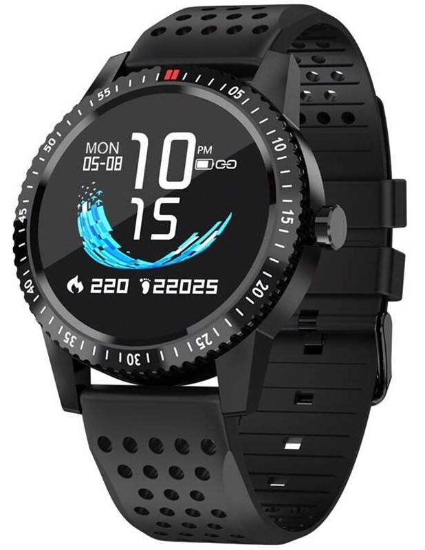 Chytré hodinky Carneo Gear+ sport / 1,22" (3,1 cm) OLED displej / 240 x 240 px / Bluetooth 4.0 / černá Varianta: ivi1