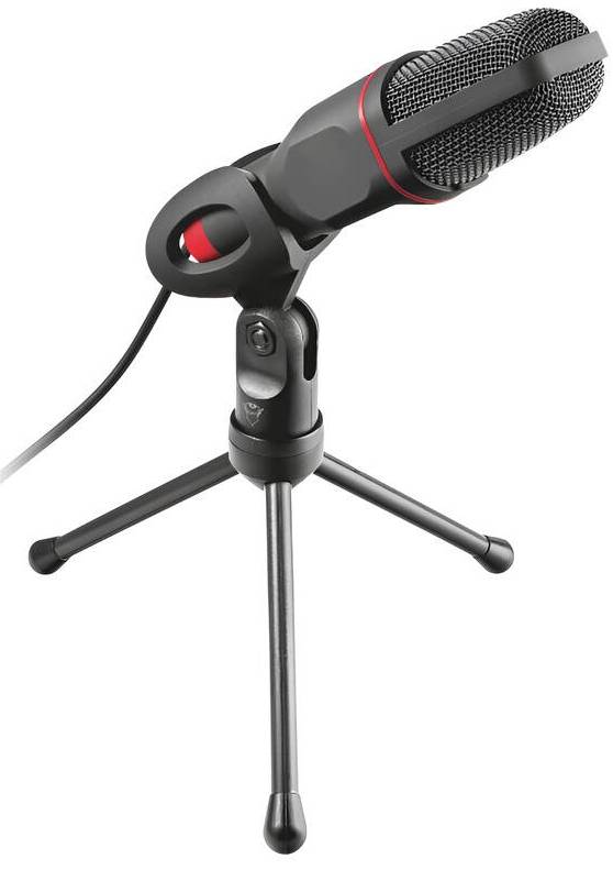 Mikrofon Trust GXT 212 Mico / 1,8m kabel / s trojnožkou / černá Varianta: ivi1