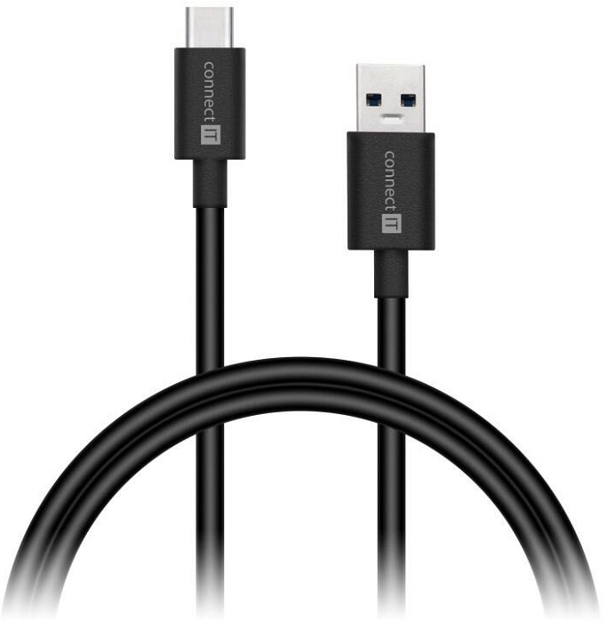 Kabel Connect IT USB/USB-C / 2 m / černá Varianta: ivi1