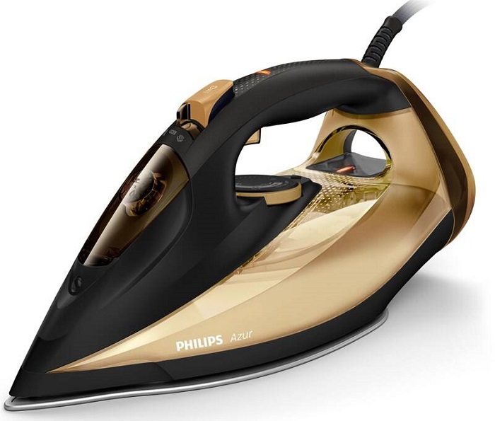 Žehlička Philips Azur GC4556/60 / 2500 W / černá/zlatá Varianta: ivi2
