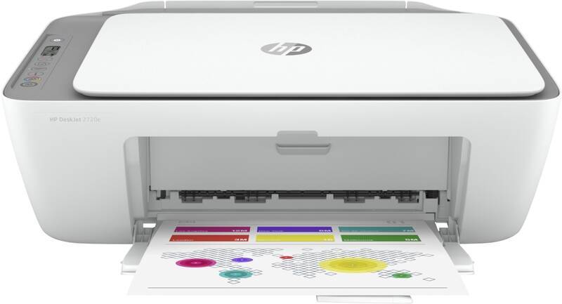 Multifunkční inkoustová tiskárna HP DeskJet 2720e / služba HP+ a Instant Ink / 4800 x 1200 DPI / barevně 5 str./min./černobíle 7 str./min. / Wi-Fi / …
