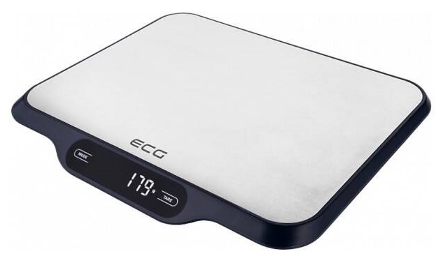 Kuchyňská váha ECG KV 215 S / 4× 1,5V AA / max. 15 kg / stříbrná/černá Varianta: ivi1