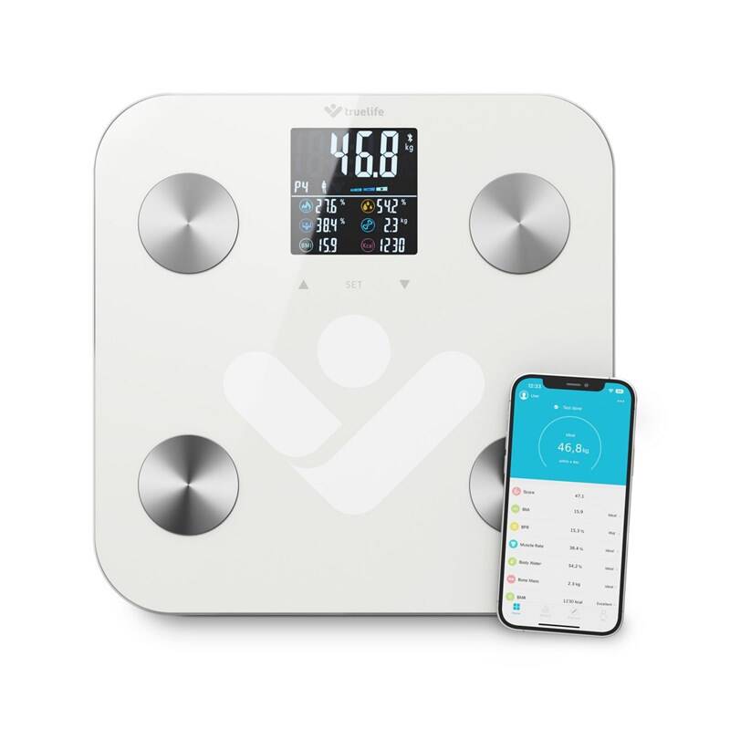 Osobní váha TrueLife FitScale W6 BT / nosnost 180 kg / bílá Varianta: ivi1