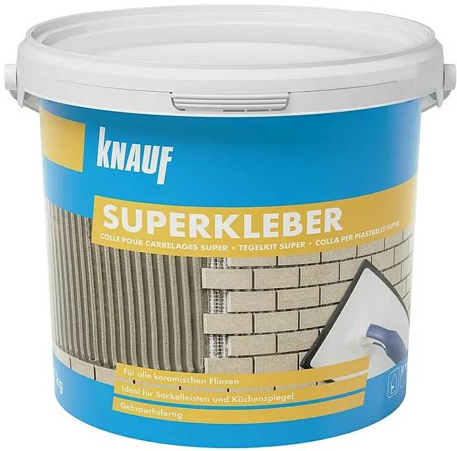 Lepidlo na obklady Knauf Superkleber / 7 kg / disperzní / světle béžová Varianta: ivi1