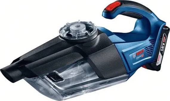 Aku ruční vysavač Bosch GAS18V-1 / 18 V / BEZ AKUMÁLÁTORU A NABÍJEČKY / 0,7 l / 10 l/s / modrá/černá Varianta: ivi2