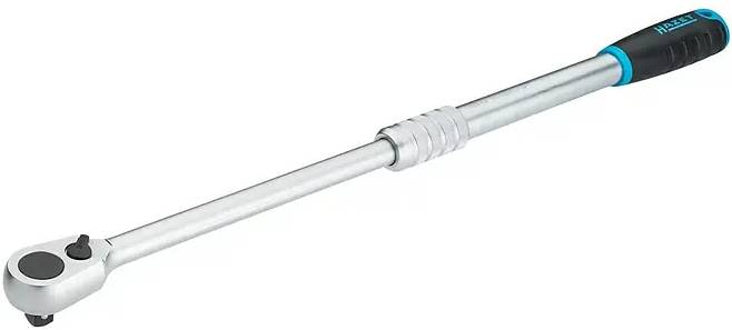 Teleskopická ráčna Hazet 916HPLG / 41,4–61,4 cm / pravý/levý chod / stříbrná / černá Varianta: ivi2