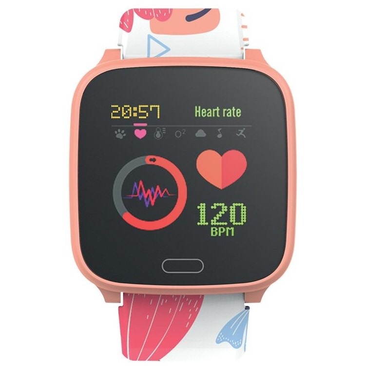 Chytré hodinky Forever IGO JW-100 / 1,3" / Bluetooth 4.2 / oranžová Varianta: ivi1