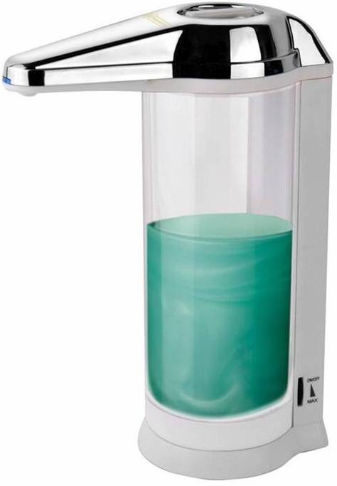 Bezdotykový dávkovač mýdla Helpmation V-470 / objem 500 ml / bílá / stříbrná Varianta: ivi1