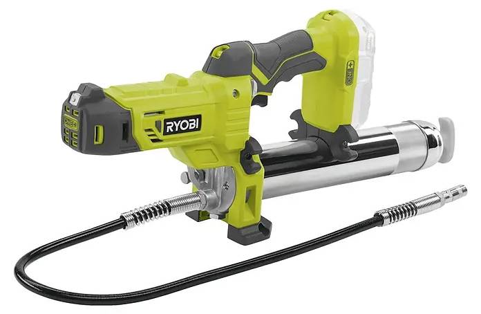 Aku mazací pistole Ryobi R18GG-0 / 18 V / BEZ AKUMULÁTORU A NABÍJEČKY / 690 bar / černá/zelená Varianta: ivi2