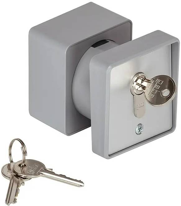 Klíčový spínač Hörmann EcoStar pro pohony garážových vrat Liftronic / 3 klíče / šedá Varianta: ivi1