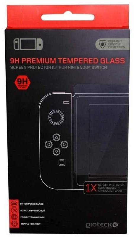 Ochranná fólie Gioteck na displej pro Nintendo Switch / tvrzené sklo / 9H / transparentní Varianta: ivi1