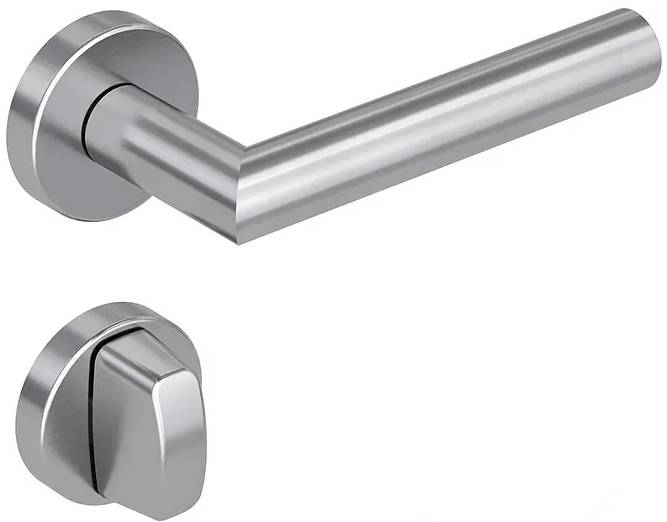 Dveřní kování Diamond Doors L-Form Premium / tloušťka dveří 40–45 mm / nerez Varianta: ivi1
