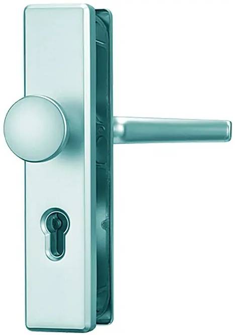 Dveřní kování Abus KLN 314 / knoflík/klika / rozteč 72 mm / nerez Varianta: ivi1