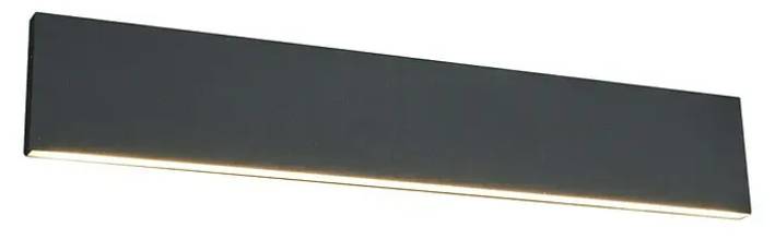 LED nástěnné svítidlo Trio Leuchten Concha / 4,5 x 47 x 8 cm / 9 W / teplá bílá / antracitová Varianta: ivi1