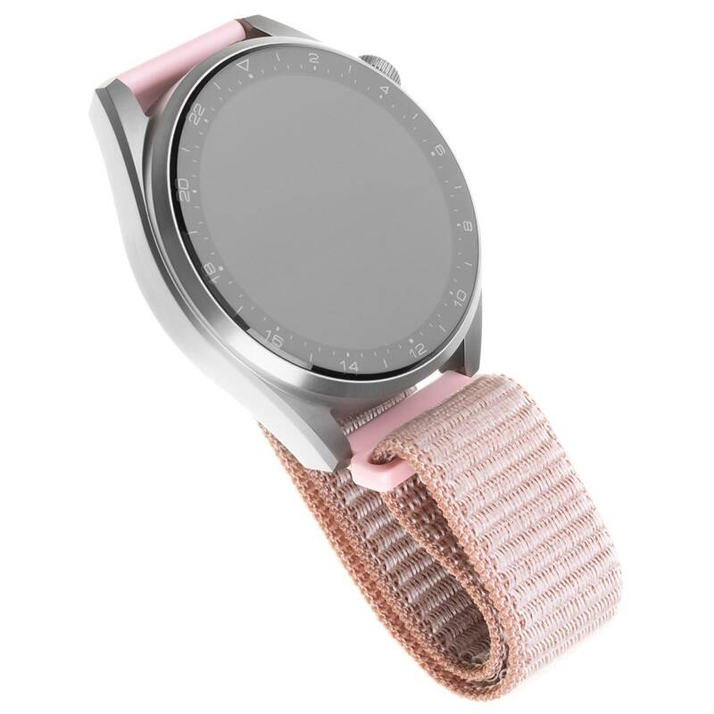 Řemínek FIXED Nylon Strap pro hodinky 22 mm / růžová Varianta: ivi1