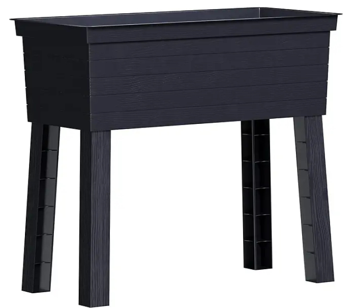 Vyvýšený záhon Garantia Urban / 75 x 37 x 65 cm / 48 l / antracit Varianta: ivi1