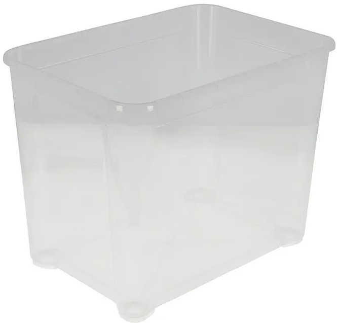 Úložný box Regalux Clear XL / 38,4 x 54,8 x 42 cm / 70 l / transparentní Varianta: ivi1