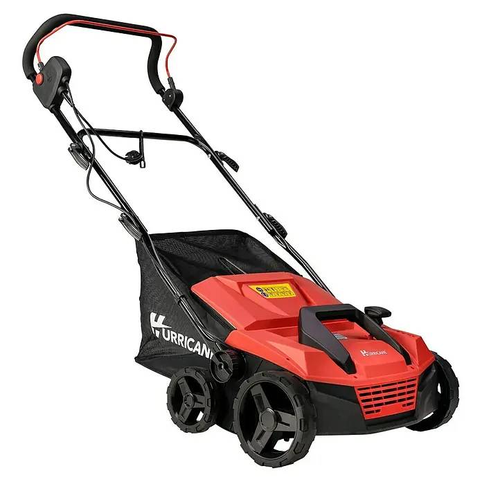 Elektrický vertikutátor Hurricane HEV-S-1600-38 / šíře 38 cm / 1600 W / 45 l / červená/černá Varianta: ivi1