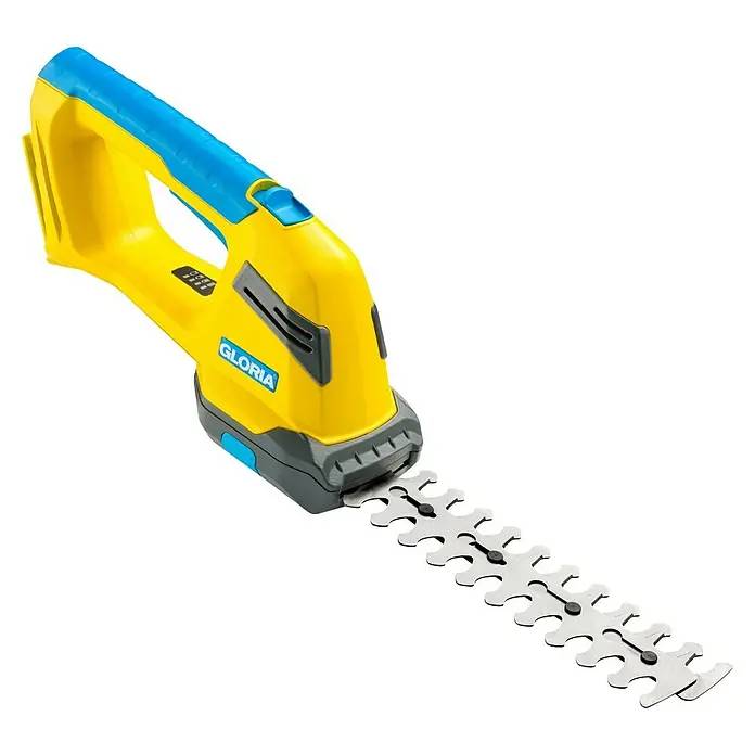Aku nůžky na trávu Gloria FineCut 18V Compact / 140-200 mm / LED / bez aku / žlutá/modrá Varianta: ivi1