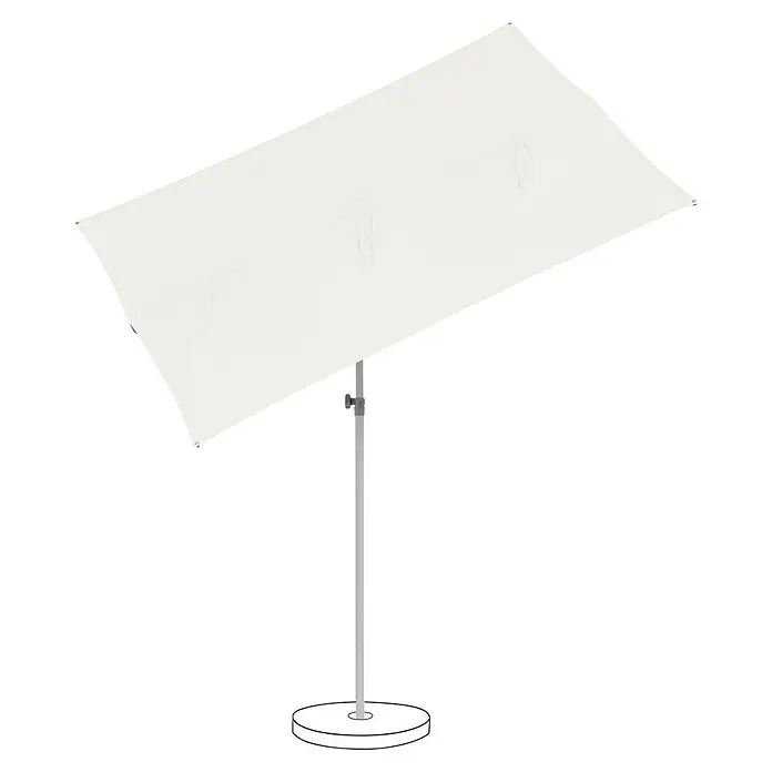 Balkonový slunečník Suncomfort Flex Roof / 195 x 140 cm / UV 50+ / krémově bílá Varianta: ivi3