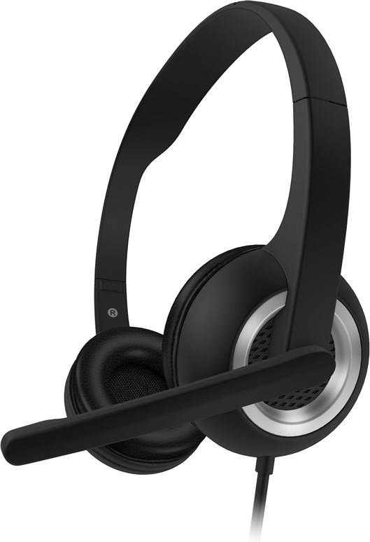 Headset Connect IT HOME & OFFICE / 40mm měniče / 3,5mm jack / černá Varianta: ivi1