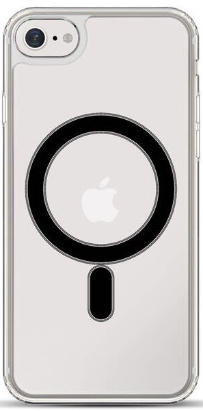 Kryt TGM Ice Snap na mobil Apple iPhone SE (2020/2022)/8/7 / transparentní/černá Varianta: ivi1