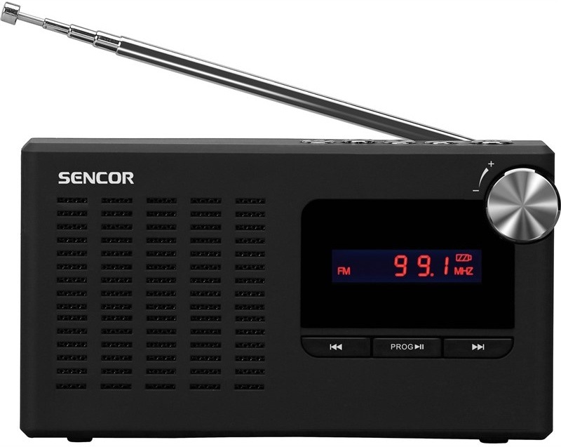 Radiopřijímač Sencor SRD 2215 / 1,2 W / 50 předvoleb / výdrž až 11 hod. / černá Varianta: ivi1
