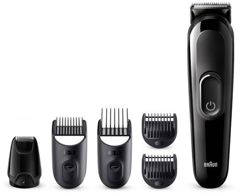 Zastřihovač multifunkční Braun Series 3 MGK3410 / 6 v 1 / 5 nástavců / výdrž 50 min. / černá Varianta: ivi2