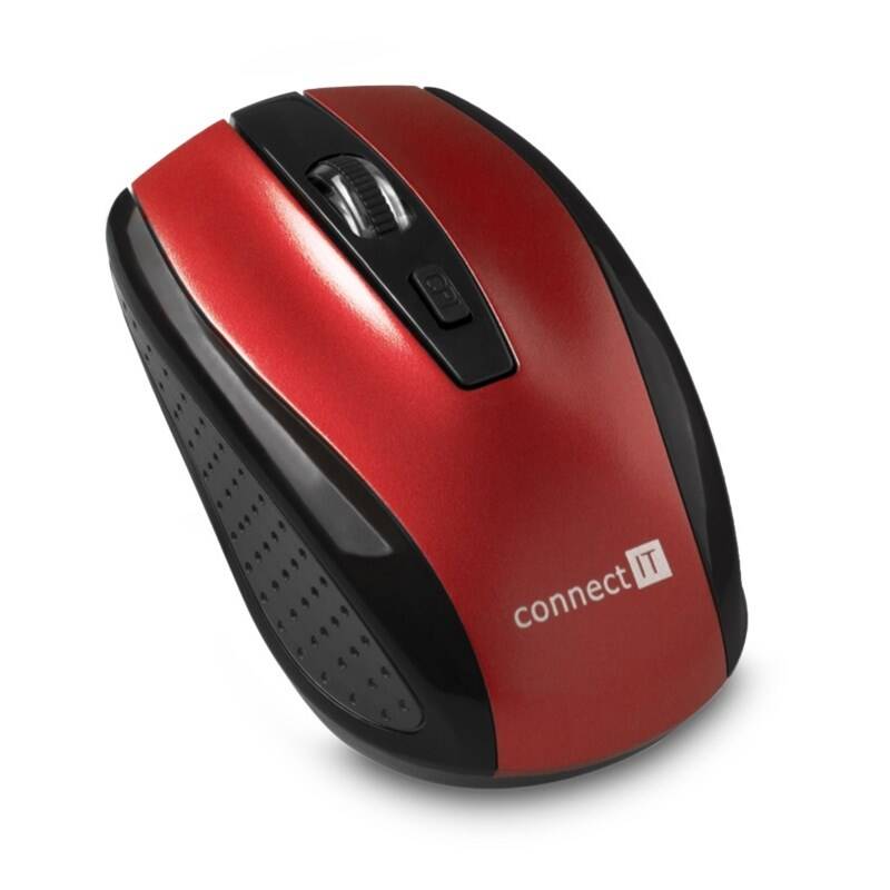 Myš Connect IT CI-1224 / 1 600 DPI / 2,4 GHz / červená Varianta: ivi1