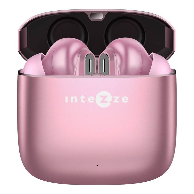 Bezdrátová sluchátka Intezze CLIQ / Bluetooth 5.2 / výdrž 40 hod. /  růžová Varianta: ivi1