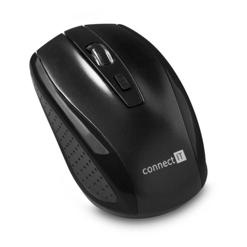 Myš Connect IT CI-1223 / 1 600 DPI / 2,4 GHz / černá Varianta: ivi1