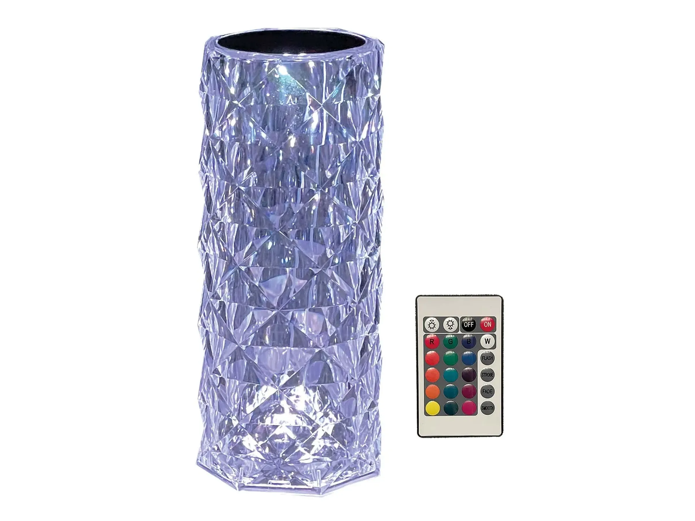 LED lampa Bijoux Diana / USB / 2W / 5V / 1500 mAh / průhledná Varianta: ivi1